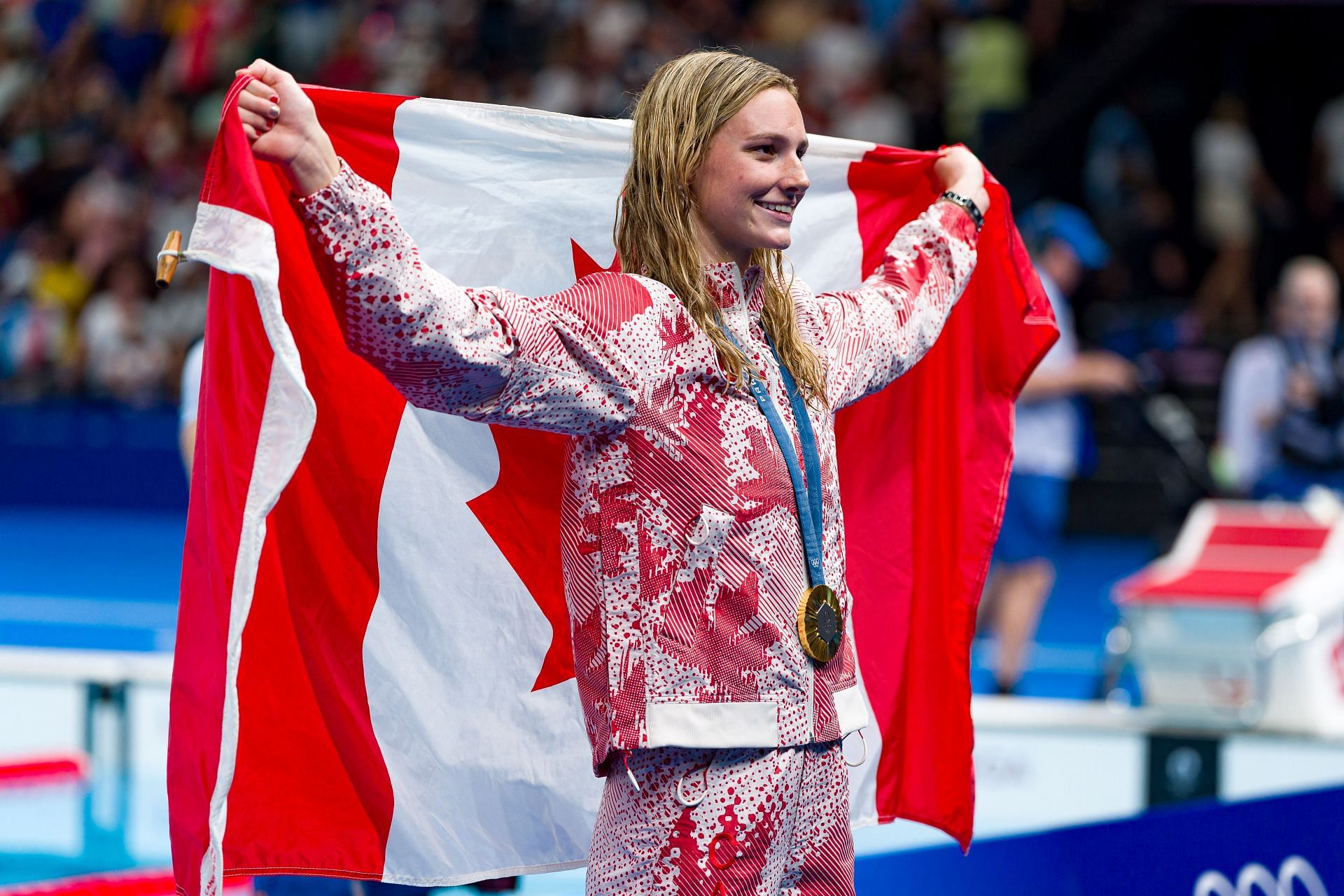 Summer McIntosh at the Swimming - Olympic Games Paris 2024: Day 8 - Source: Getty